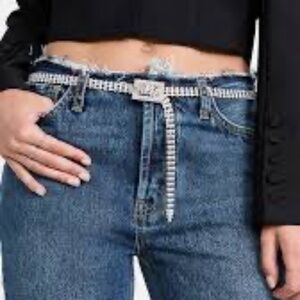 B-Low the Belt ~ Baby Farah Sparkling Silver Rhinestone Belt~ NWT from Revolve